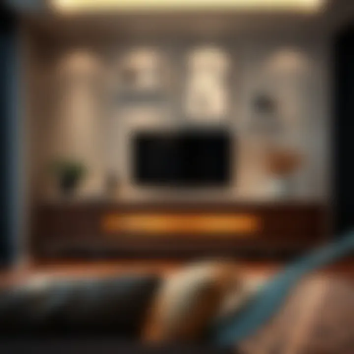 Elegant Rani TV Unit in Modern Decor Elegant Rani TV unit enhancing a modern living space