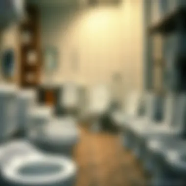 Showcasing Second-Hand Toilets Available in Ankara A variety of second-hand toilets on display