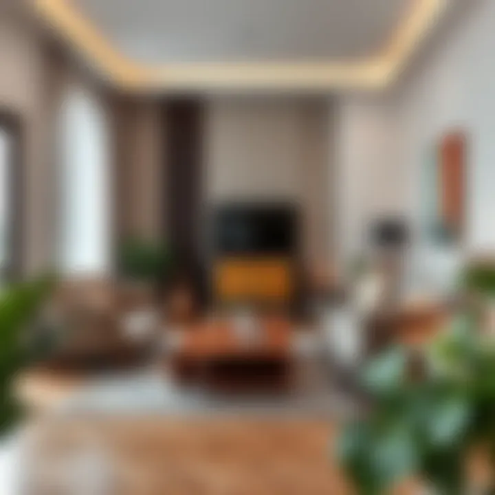 Cozy living space showcasing a sedir yavrulu yatak enhancing room aesthetics