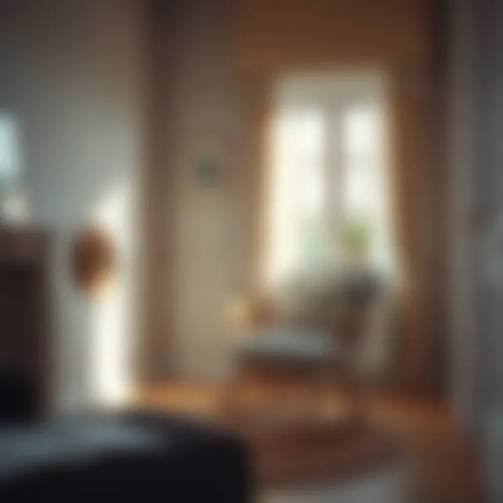 Creating a Serene Reading Corner with Rocking Chair Cozy reading nook featuring a single rocking chair