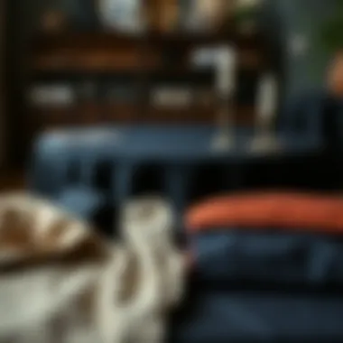 Variety of Materials for Black Tablecloths Various materials used for black tablecloths displayed on a table