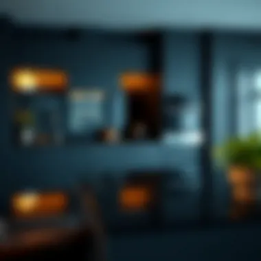 Stylish Black Countertop Design Elegant black countertop in a modern kitchen setting