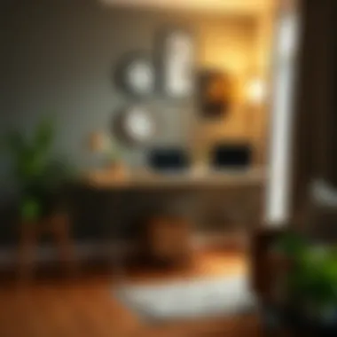 Efficient Space Utilization with Folding Table Space-saving folding table set up for work