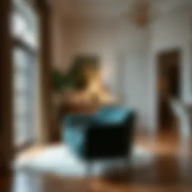 Elegant Home Interior with Sports Josefin Armchair Elegant home interior showcasing a sports josefin armchair