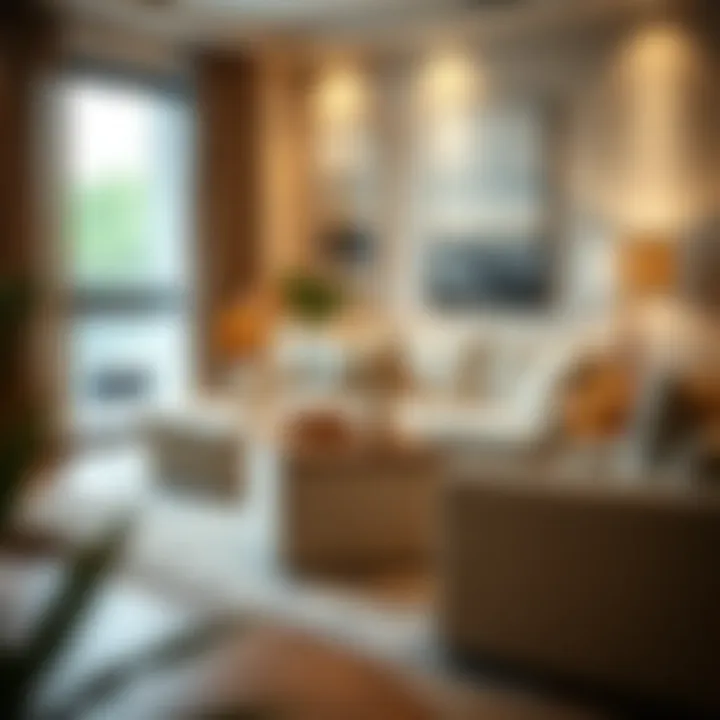 Aesthetic Appeal of Bag Tables Stylish bag table in a modern living room setting