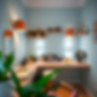 Stylish Makeup Area with Various Sizes and Shapes Stylish makeup area illustrating various sizes and shapes.