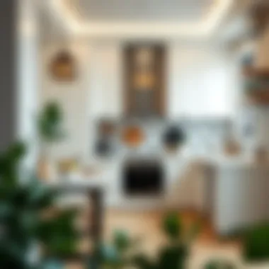 Aesthetic and functional small kitchen layout Stylish small kitchen layout