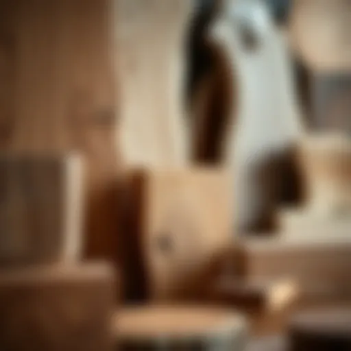 A diverse selection of wood types showcasing unique textures and grains.