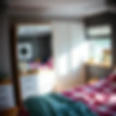 Practical Aspects of Mirrors in Teen Bedrooms Practical usage of mirrors in a teen bedroom