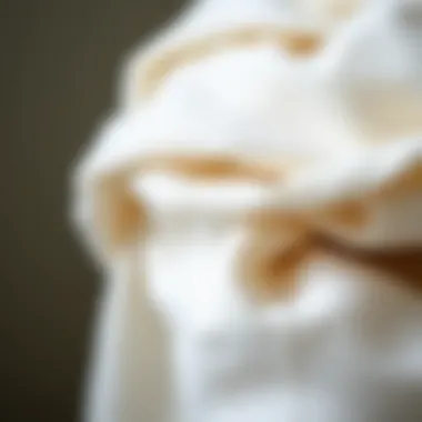 Soft Cotton Texture Close-up of soft cotton fabric