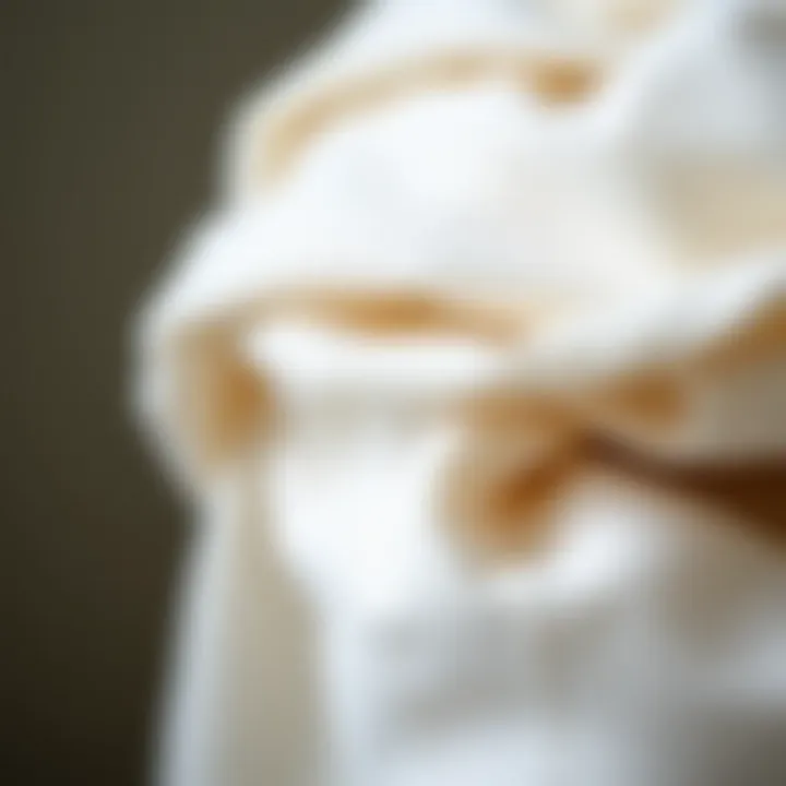 Soft Cotton Texture Close-up of soft cotton fabric