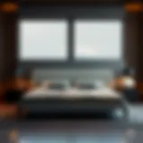 Luxurious single soft bed with elegant design