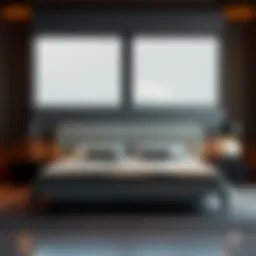 Luxurious single soft bed with elegant design