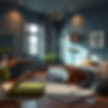 Trendy Color Schemes for Modern Bedrooms Trendy color schemes for a three-person bedroom