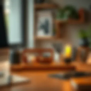 Trendy Design of Office Desktop Organizer Trendy design of an office desktop organizer with aesthetic appeal