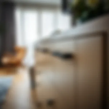 Trendy designs of drawer pulls in a home setting