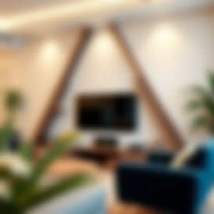 Creative Interior Design with Triangular TV Units Creative interior design ideas with triangular TV units