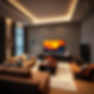 Stylish TV mounting solutions in modern decor