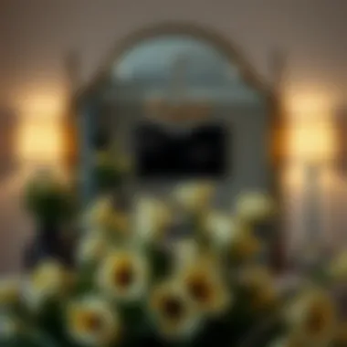 Sophisticated Contemporary Mirror Arrangement Contemporary mirror arrangement reflecting sophistication
