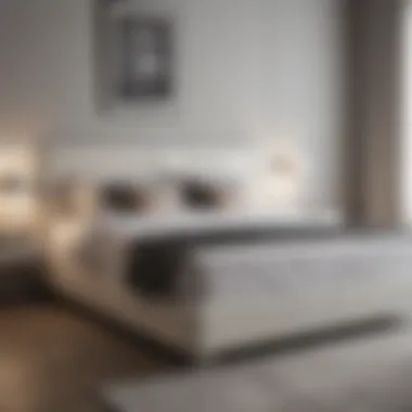 Modern Double Bed Base Elegant double bed base showcasing modern design