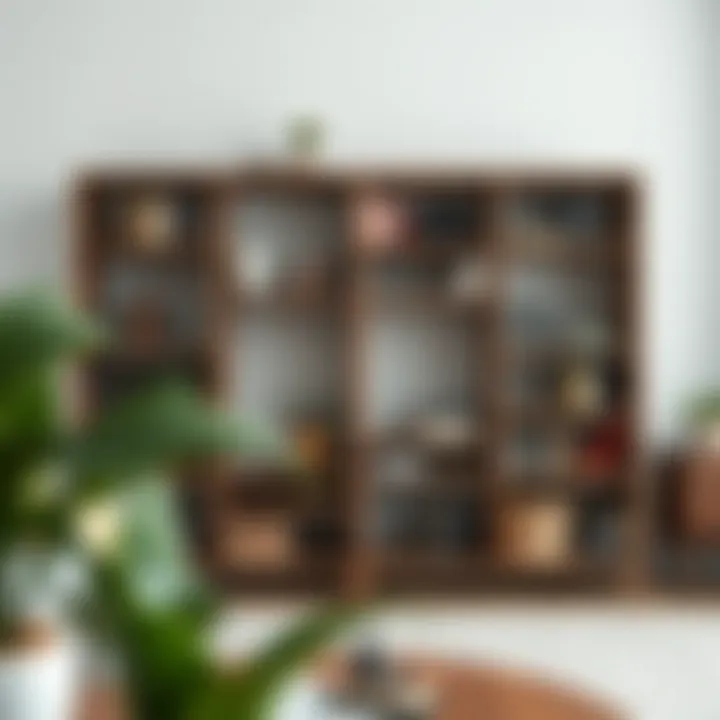 Functional Bookshelf as a Room Divider Functional bookshelf serving as a room divider
