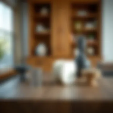 A variety of materials used for cabinet knobs