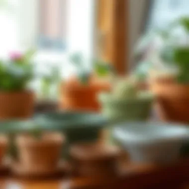 Diverse Sizes of Plastic Pot Saucers for Plant Needs Different sizes of plastic pot saucers for various plants