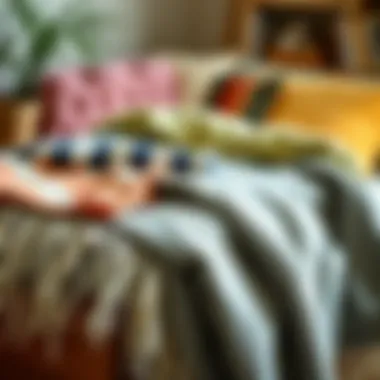 Variety of summer blanket materials