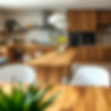 Functional Versatility of Wooden Kitchen Tables Versatile wooden kitchen table for various purposes