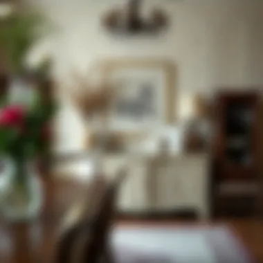 Traditional Dining Room Console Traditional dining room with a beautifully crafted console