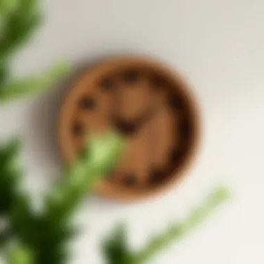 Rustic Wooden Wall Clock Rustic wooden wall clock