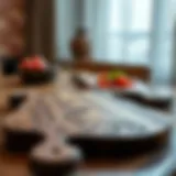 Artisan Craftsmanship in Wooden Salad Boards Artisan wooden salad board with intricate designs