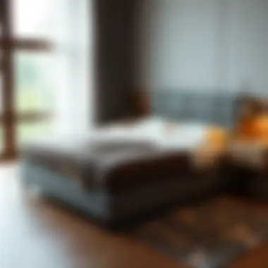 Functional Elements of Yataş Double Bed Base and Headboard Set Functional elements of Yataş double bed base and headboard set