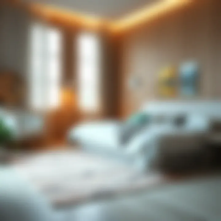 Stylish Rug in a Modern Teen Room Modern teen room with stylish rug