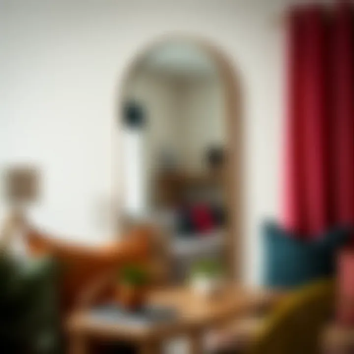 The Impact of Stylish Mirrors in Youth Spaces Stylish mirror in a modern youth room